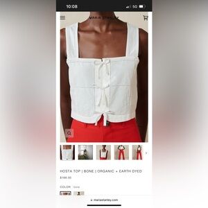 Maria Stanley Hosta top — NWOT